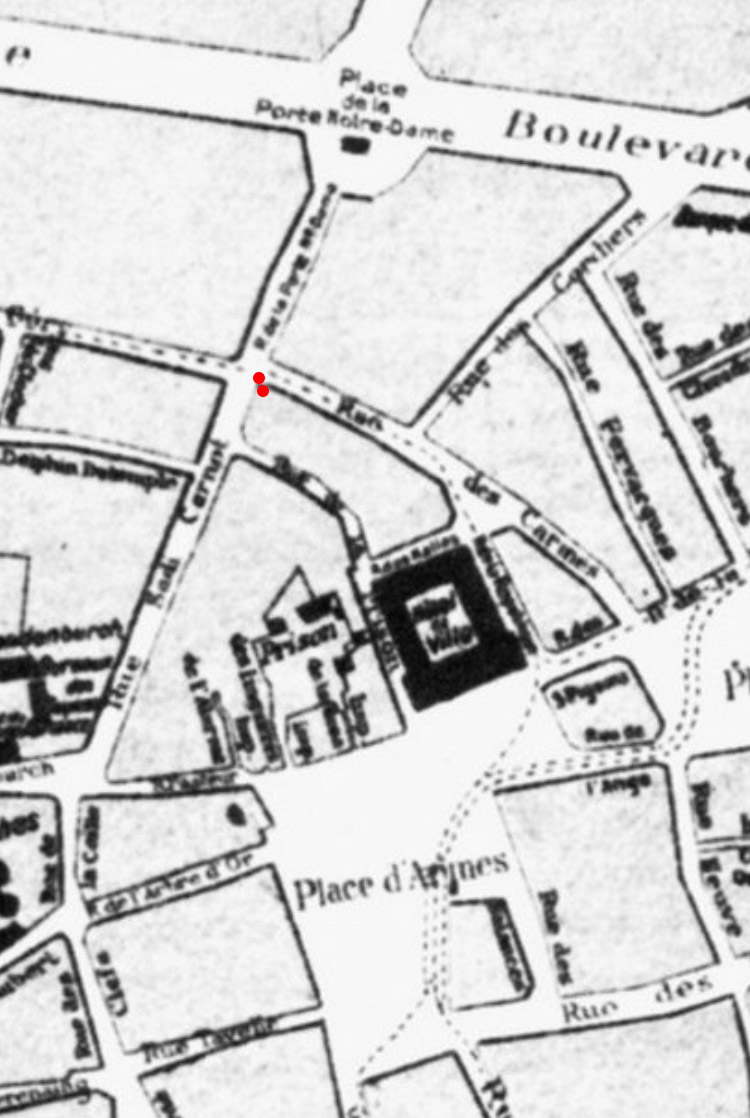 Plan Cambrai avant 1914 